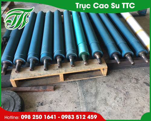 Trục cao su ngành bao bì nhựa